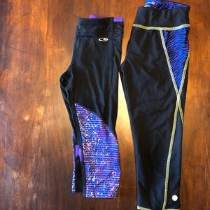 Lot of TWO girls workout capris